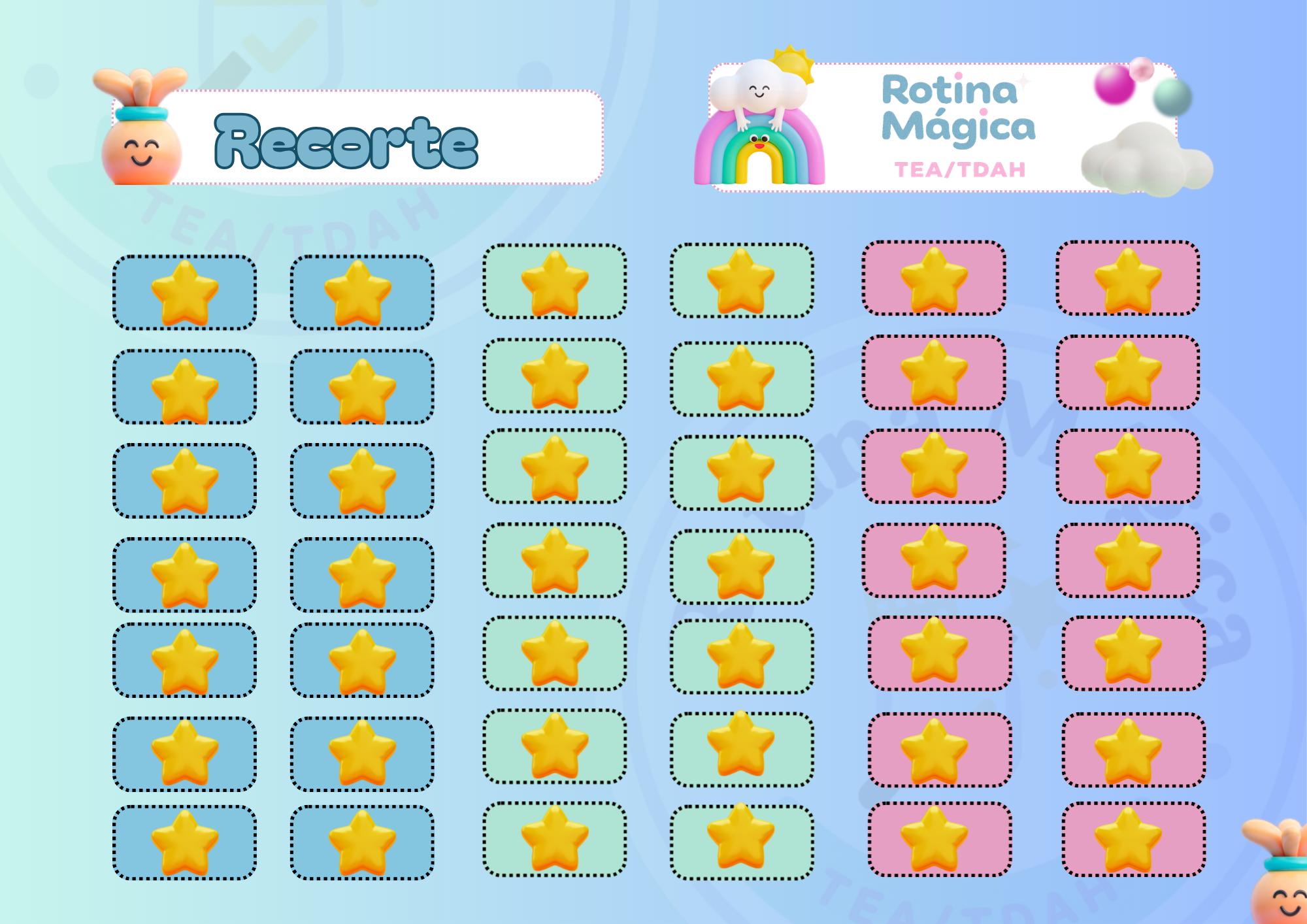 Recursos complementares para organização da rotina infantil